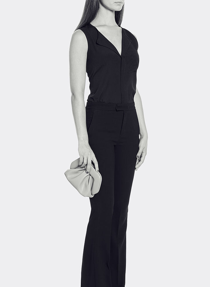 Themoirè GEA STRAW BEADS BLACK/SILVER Presa
