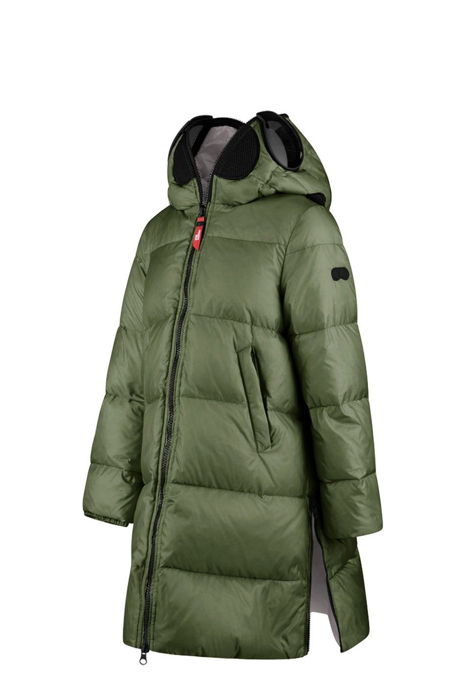 Ai-Riders Piumino Lungo Bambina in Nylon Micro-Ripstop - CG621BTKJ4 | AI Riders Vendita Calda