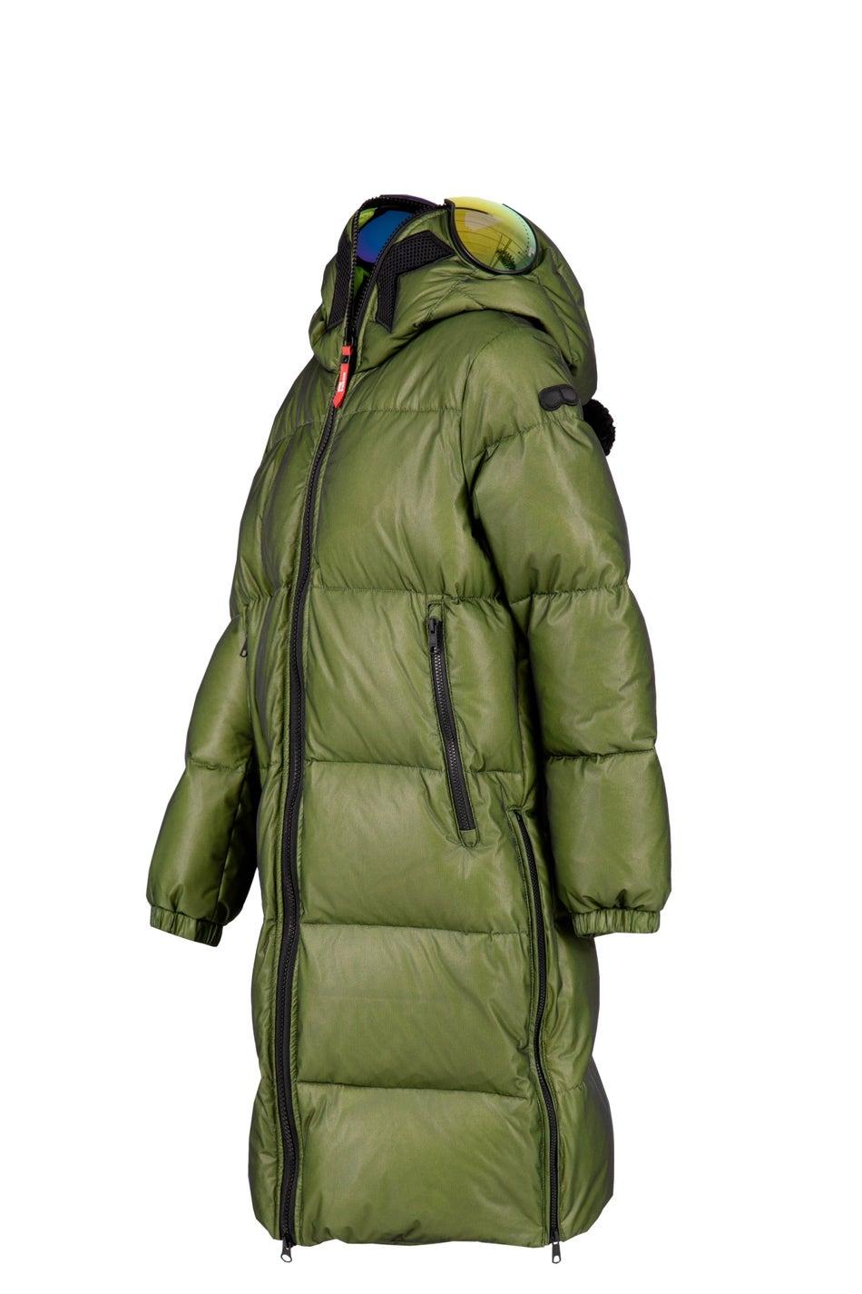 Ai-Riders Piumino Lungo Unisex in Nylon con Stampa e Spacchi Zippati Unisex CX503RTMBT3 | Ai-Riders Italia