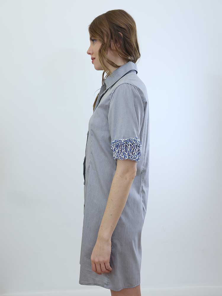 Tricot à Porter ABITO A CAMICIA MIDI BORDO MANICHE CROCHET Online