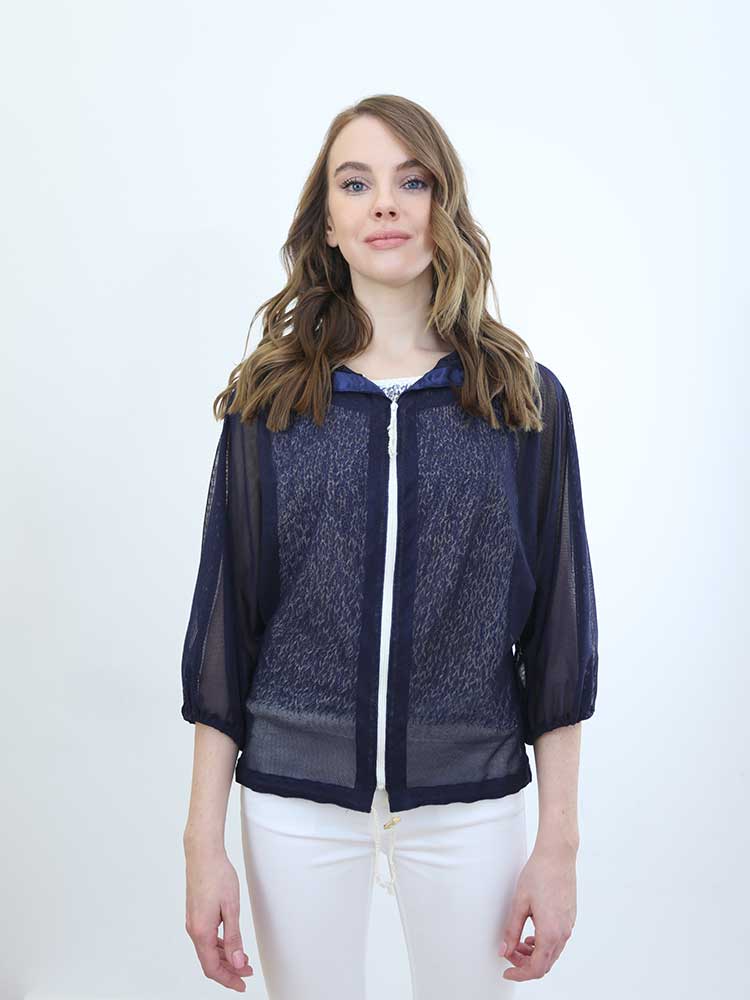 Tricot à Porter BOMBER IN RETE Negozio
