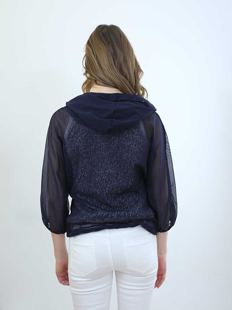 Tricot à Porter BOMBER IN RETE Negozio