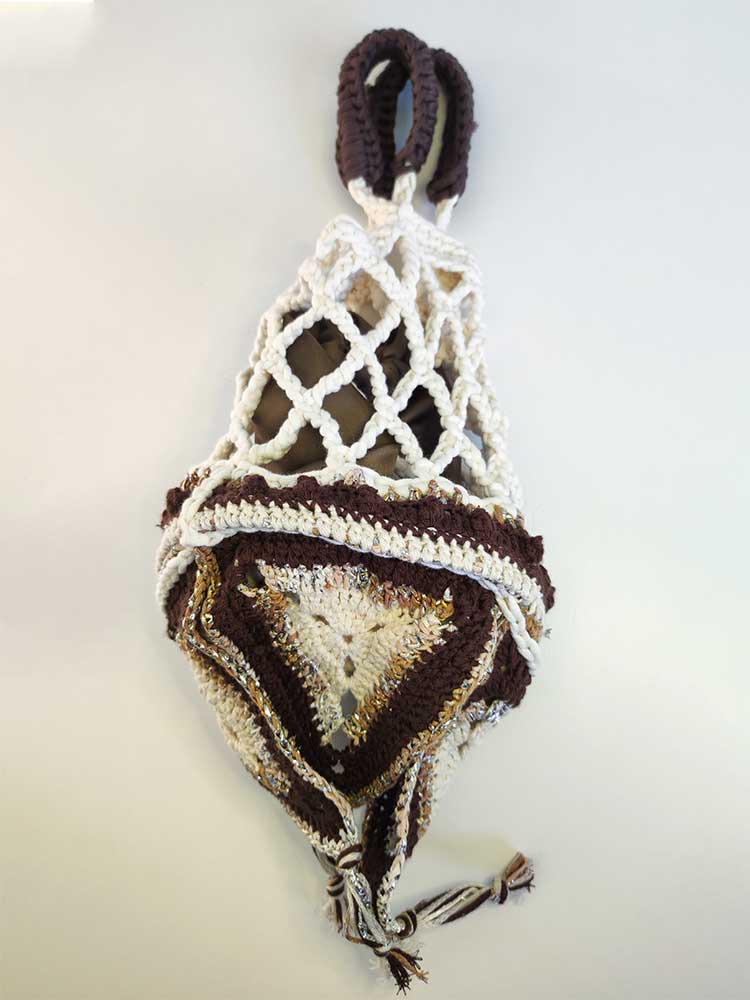 Tricot à Porter BORSA SECCHIELLO CROCHET Nuova