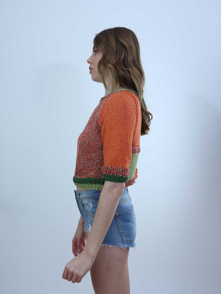 Tricot à Porter MAGLIA CROPPED MANICA 3/4 I Più Venduti
