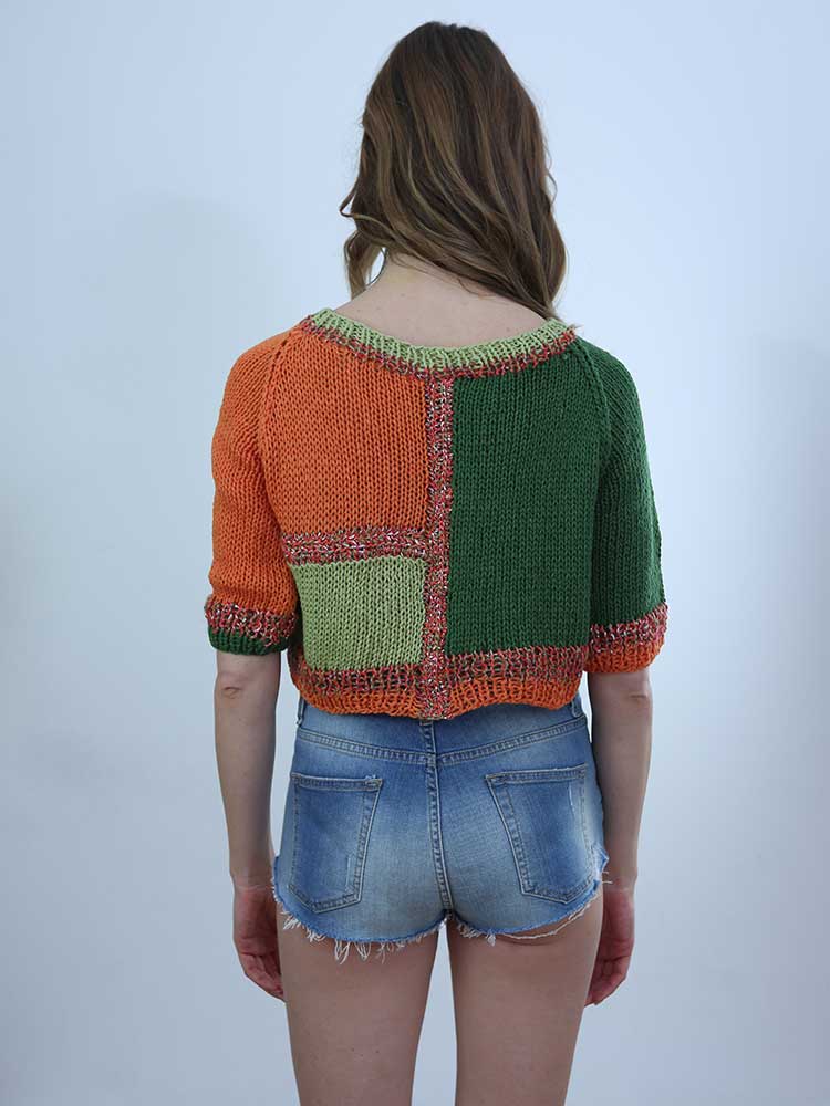 Tricot à Porter MAGLIA CROPPED MANICA 3/4 I Più Venduti