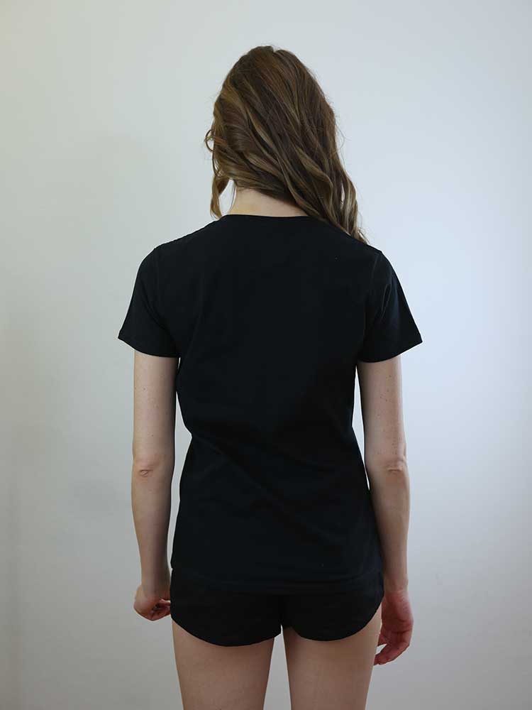 Tricot à Porter T-SHIRT SCOLLO GIRO CON APPLICAZIONI CROCHET Qualità Garantita