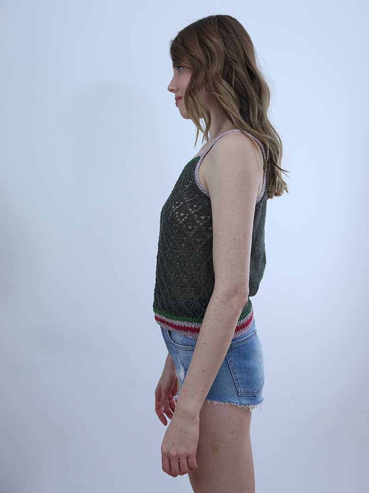 Tricot à Porter TOP CROPPED TRAFORATO Promozione Limitata