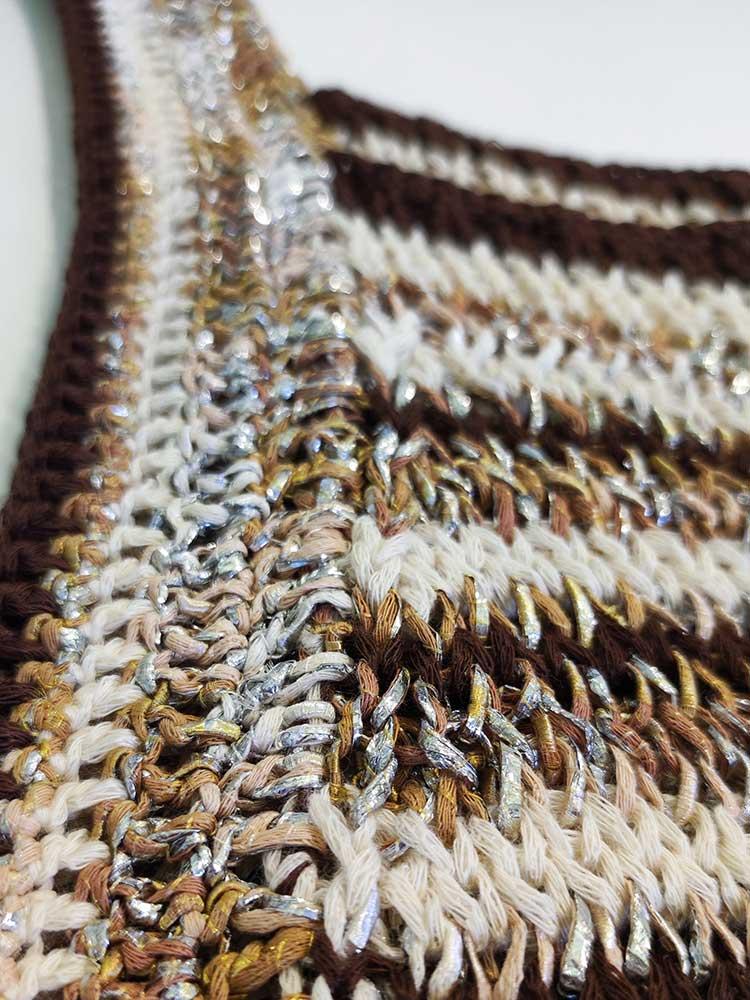 Tricot à Porter TOP RIGHE CROCHET Affare Del Giorno