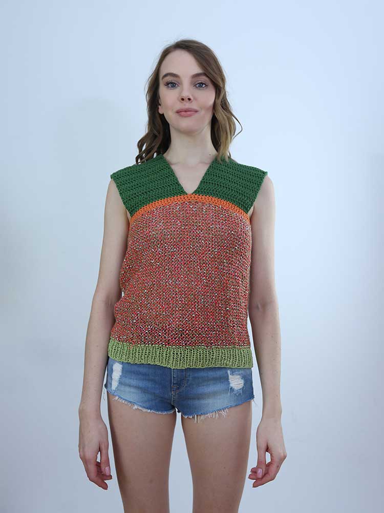 Tricot à Porter TOP SPALLA LARGA SCOLLO V Prezzo Ridotto