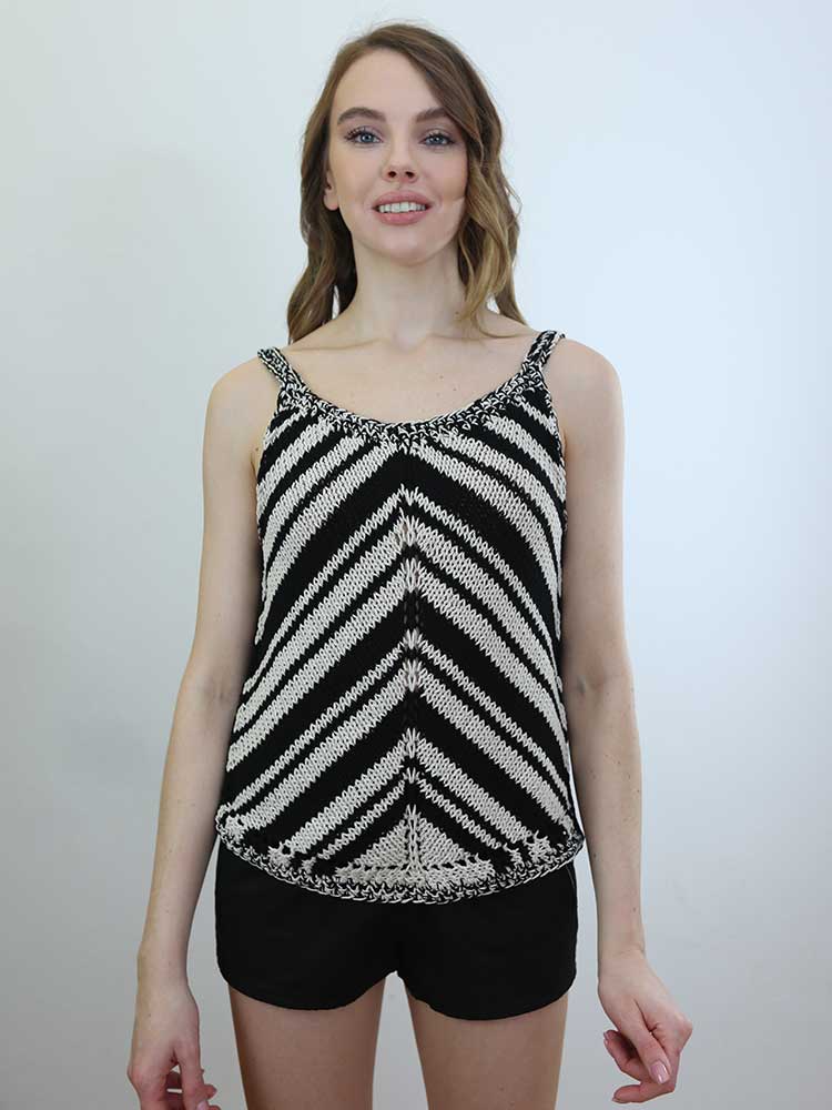 Tricot à Porter TOP SPALLINA OPTICAL Sottocosto