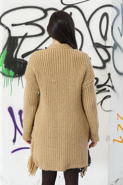 Tricot à Porter Coat fringe Offerta