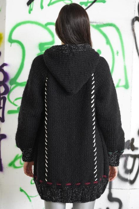Tricot à Porter Coat lurex pocket Hotsell