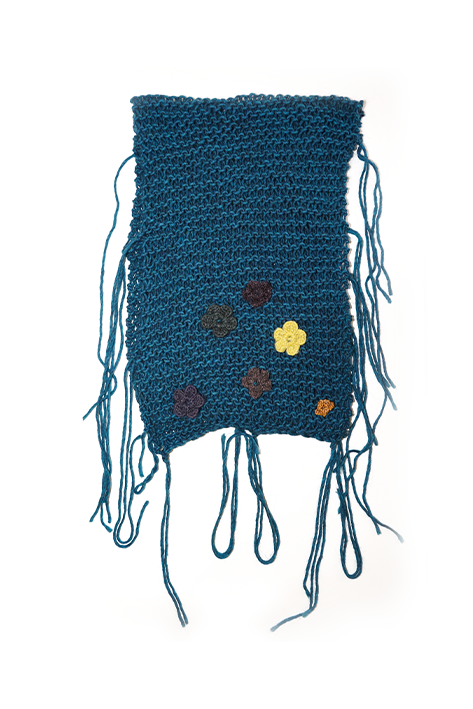 Tricot à Porter Flower scarf In Vendita