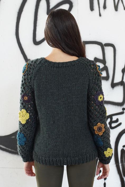 Tricot à Porter Flower sleeves Saldi