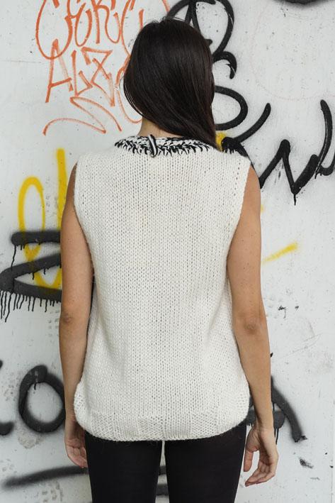 Tricot à Porter Gilet melange Vendita Calda