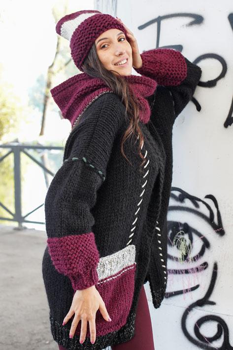 Tricot à Porter Pocket cardigan Vendita Economica