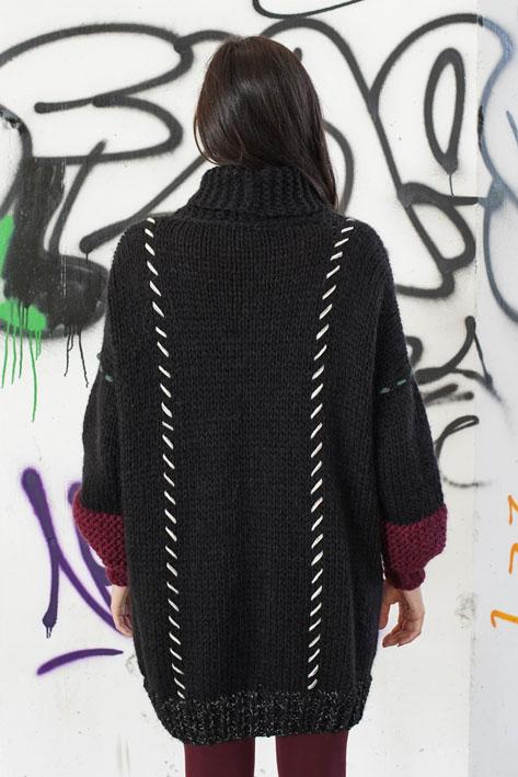 Tricot à Porter Pocket cardigan Vendita Economica