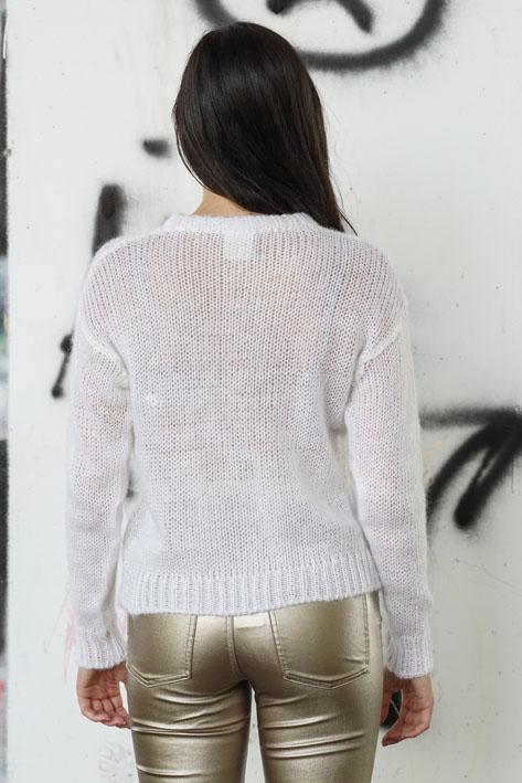 Tricot à Porter Round mohair Saldi Di Fabbrica