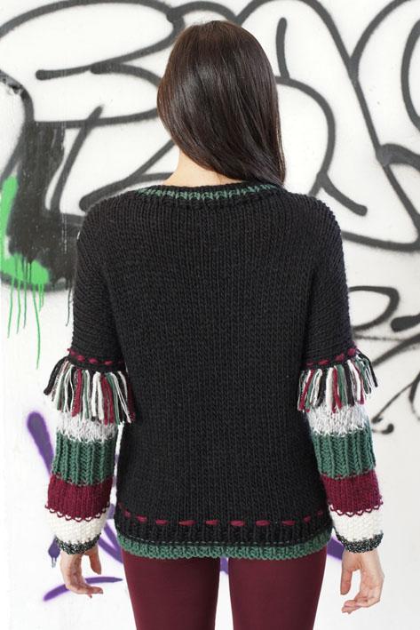 Tricot à Porter Stripe sleeves In Saldo