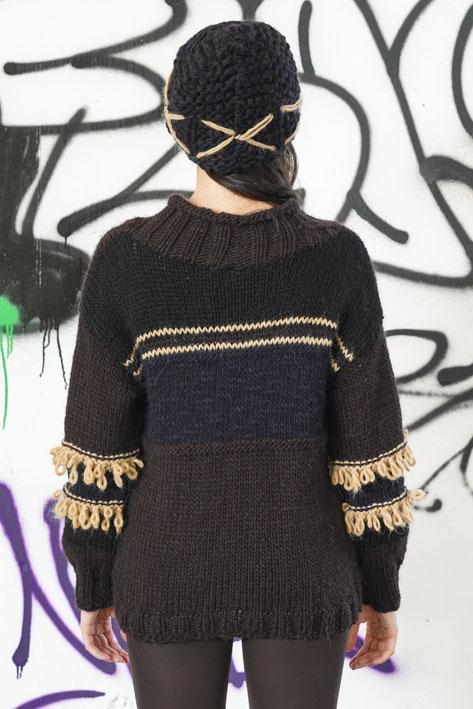 Tricot à Porter Sweater fringe Italia