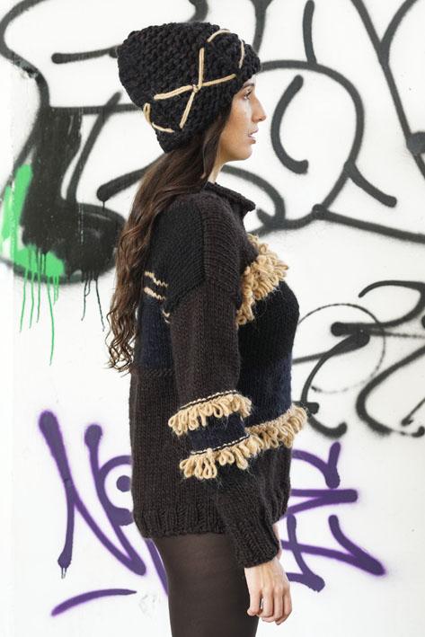 Tricot à Porter Sweater fringe Italia