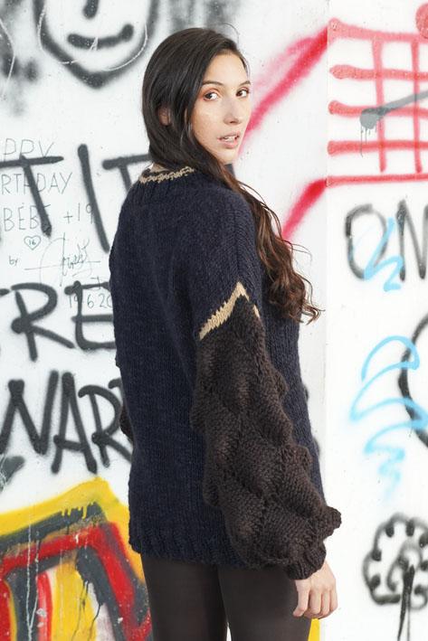 Tricot à Porter Sweater sleeves dino Qualità