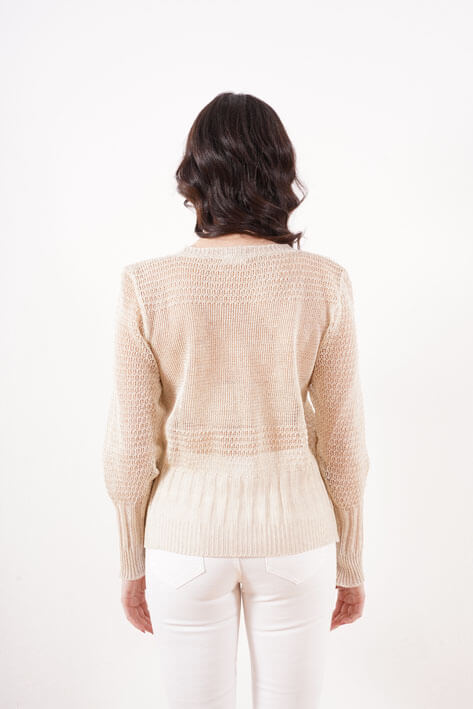 Tricot à Porter Linen sweater Prezzo Ridotto