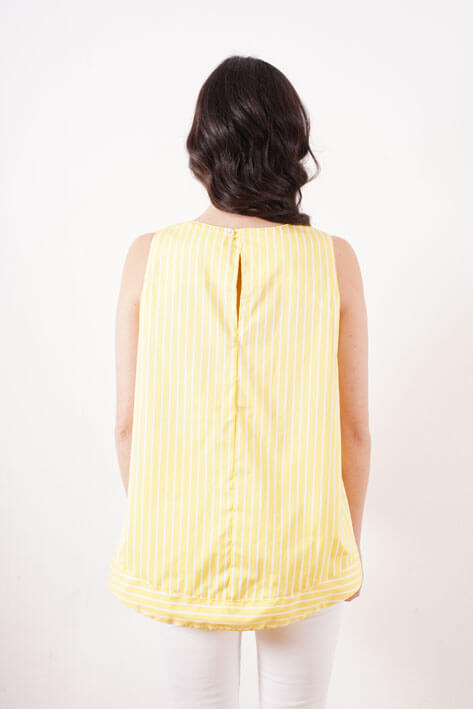 Tricot à Porter Yellow camisole Vendita Calda