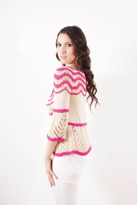 Tricot à Porter Sweater waves Pezzi Unici