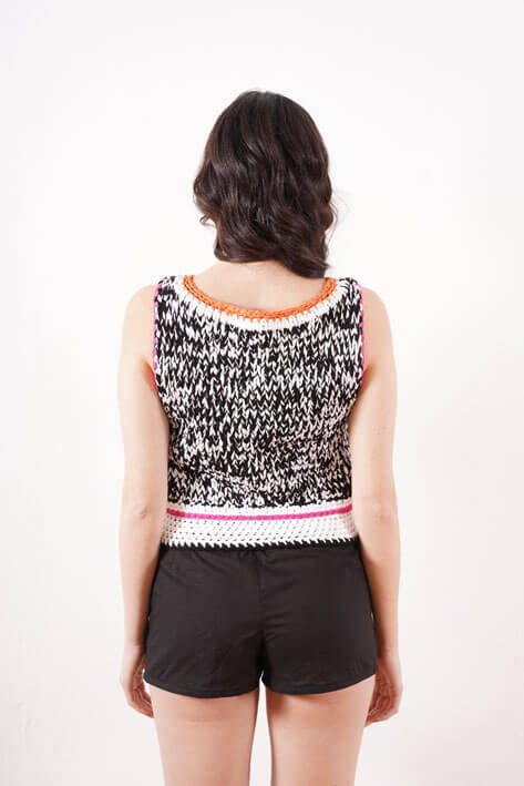 Tricot à Porter Twill giant tank top Fino Al -60%