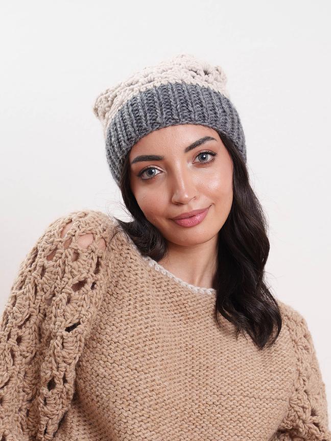 Tricot à Porter Cappello in maglia traforato Qualità