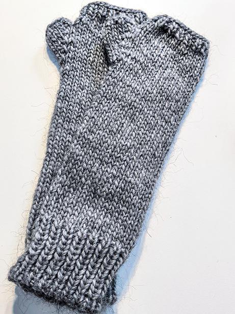 Tricot à Porter Manicotti in maglia con orli a coste Economico