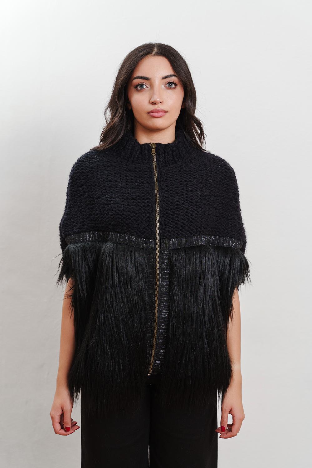 Tricot à Porter Poncho pelo Qualità
