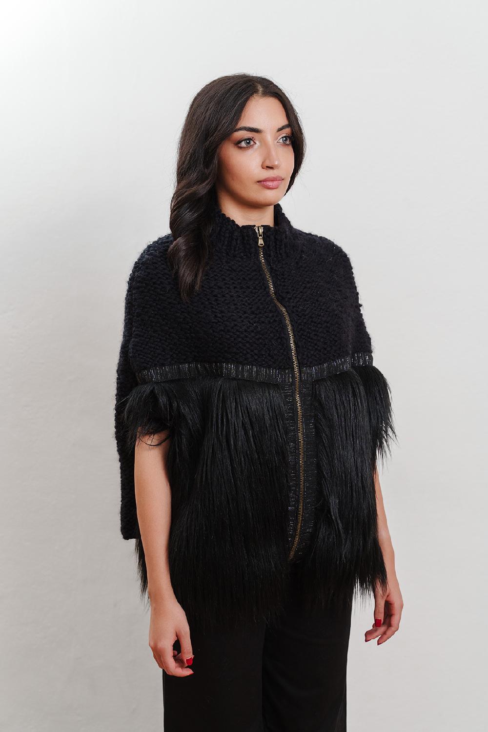 Tricot à Porter Poncho pelo Qualità