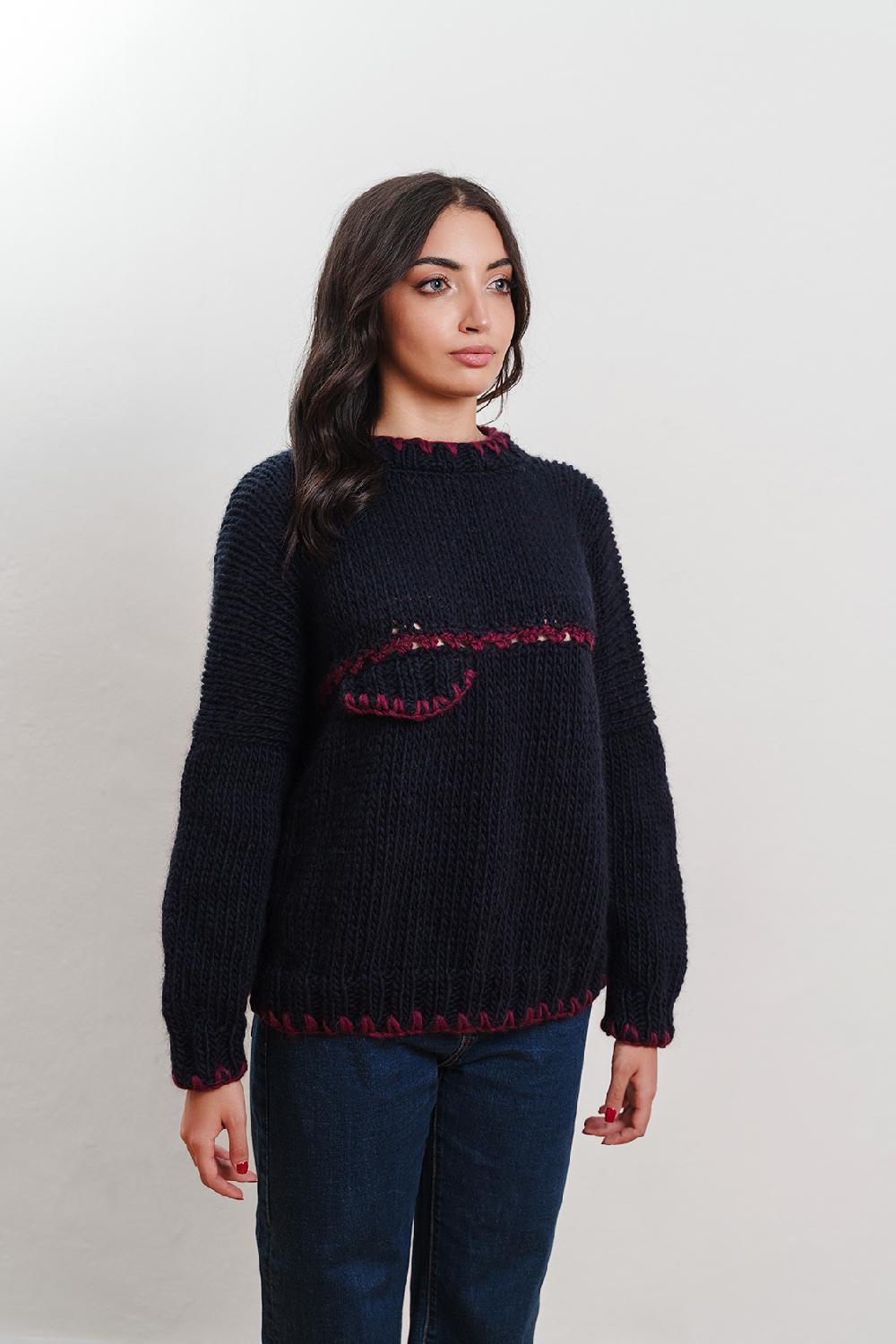 Tricot à Porter Pullover giro taschina Shopping Online