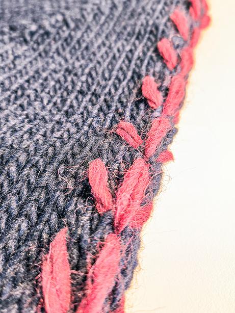 Tricot à Porter Maglia giro collo manica con ricami in costa e pp ai polsi Affare Del Giorno