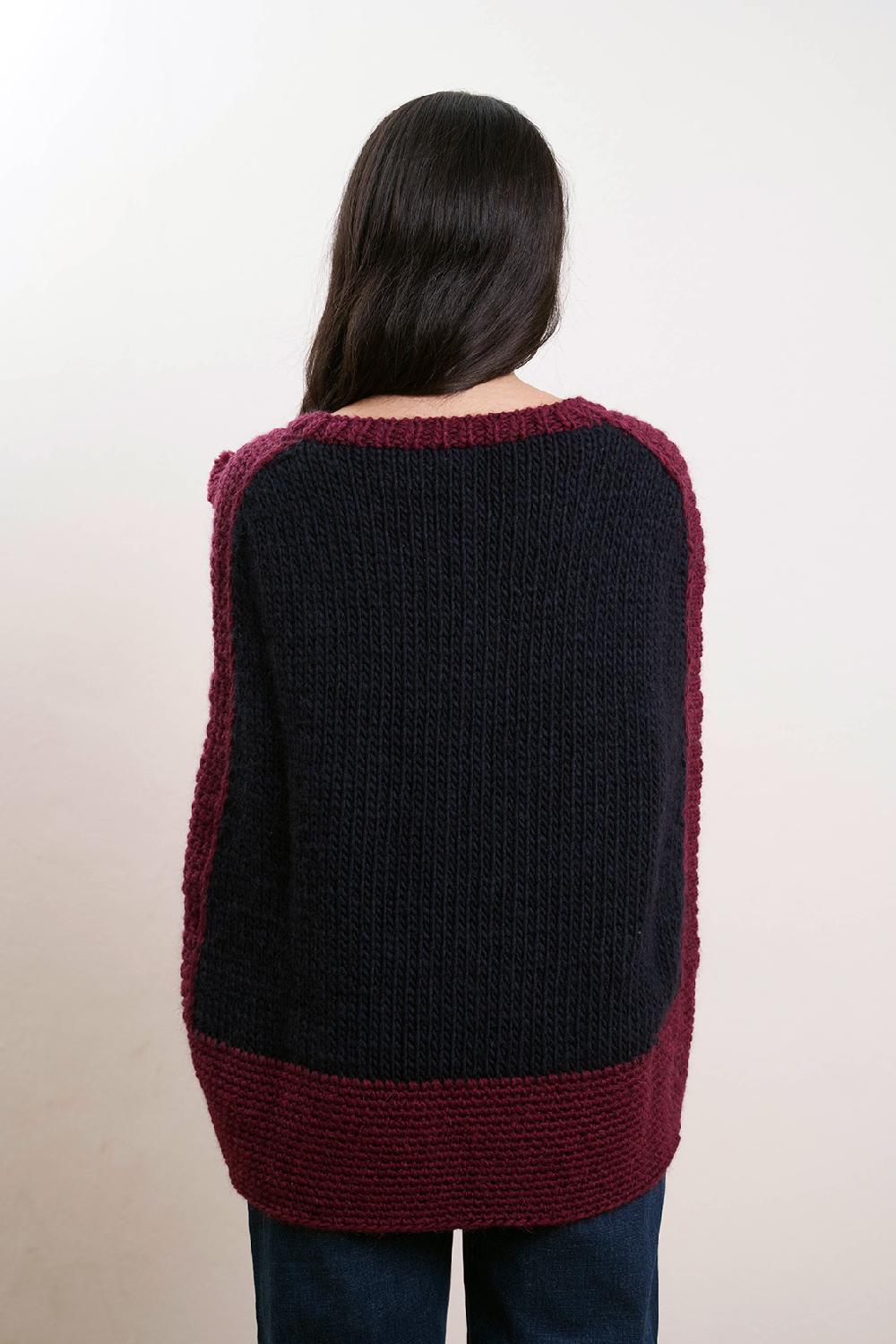 Tricot à Porter Poncho Prezzo Ridotto