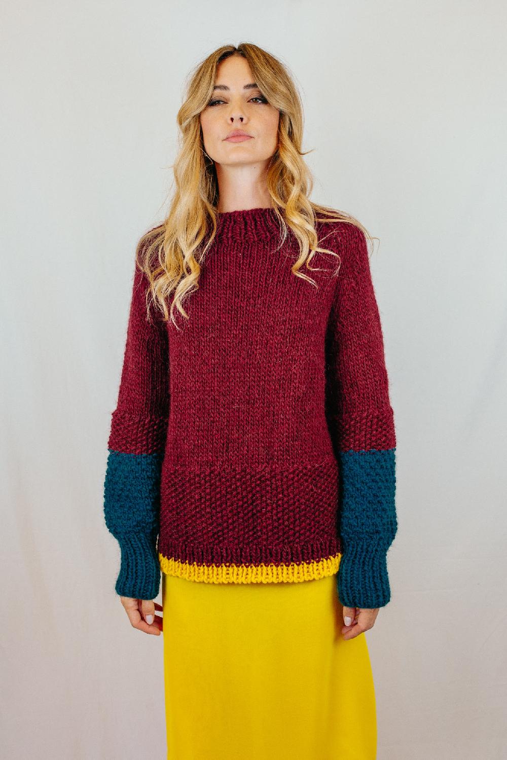 Tricot à Porter Lupetto long cube Online