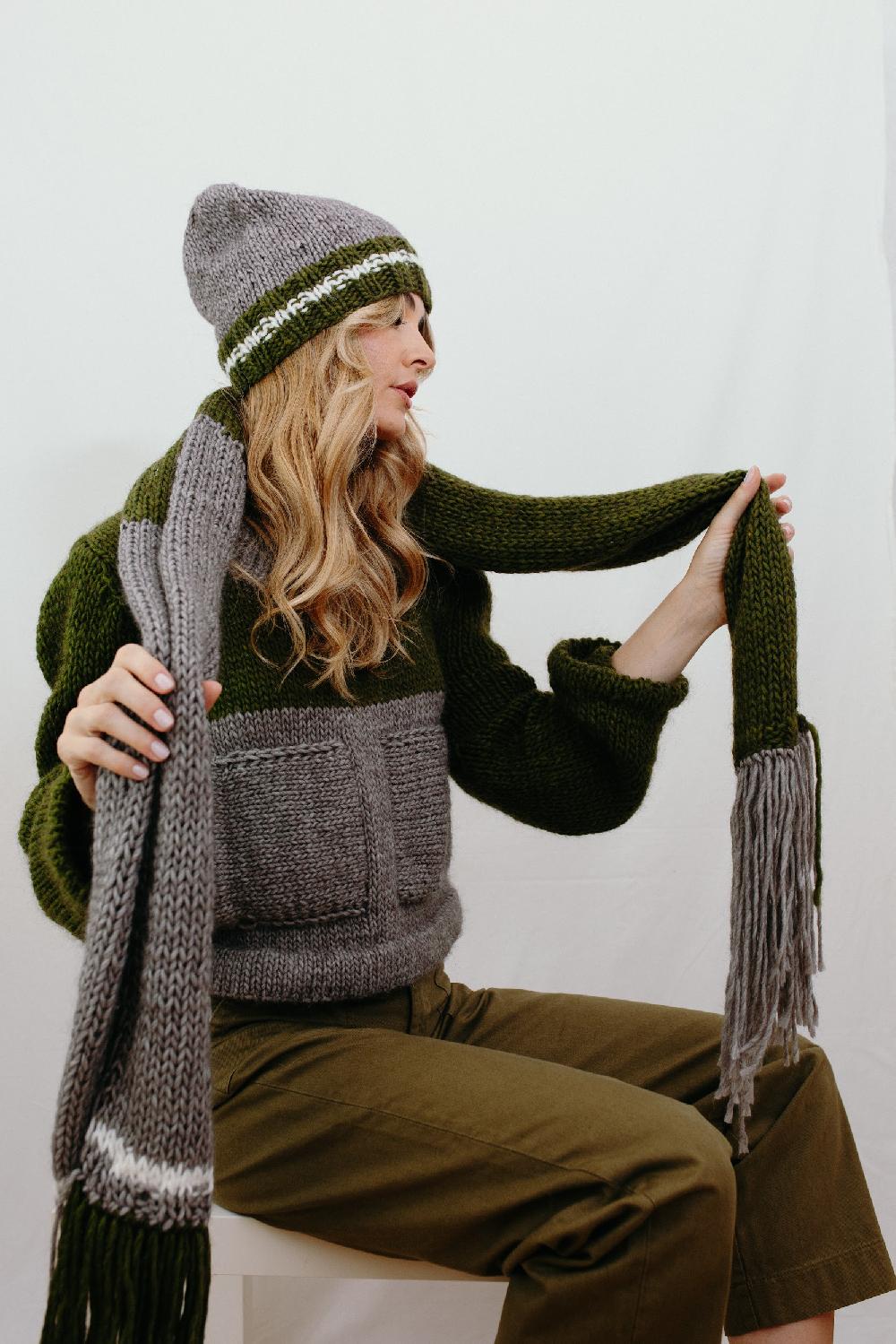 Tricot à Porter Sciarpa rettangolare con frange Offerte