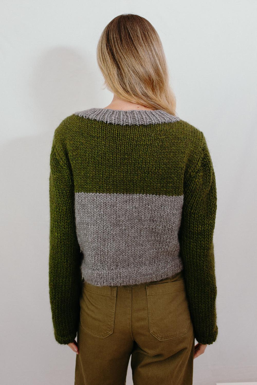 Tricot à Porter Maglia cube tasche applicate Saldi Di Fabbrica