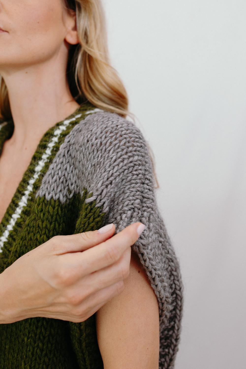 Tricot à Porter Gilet over scollo V I Più Venduti