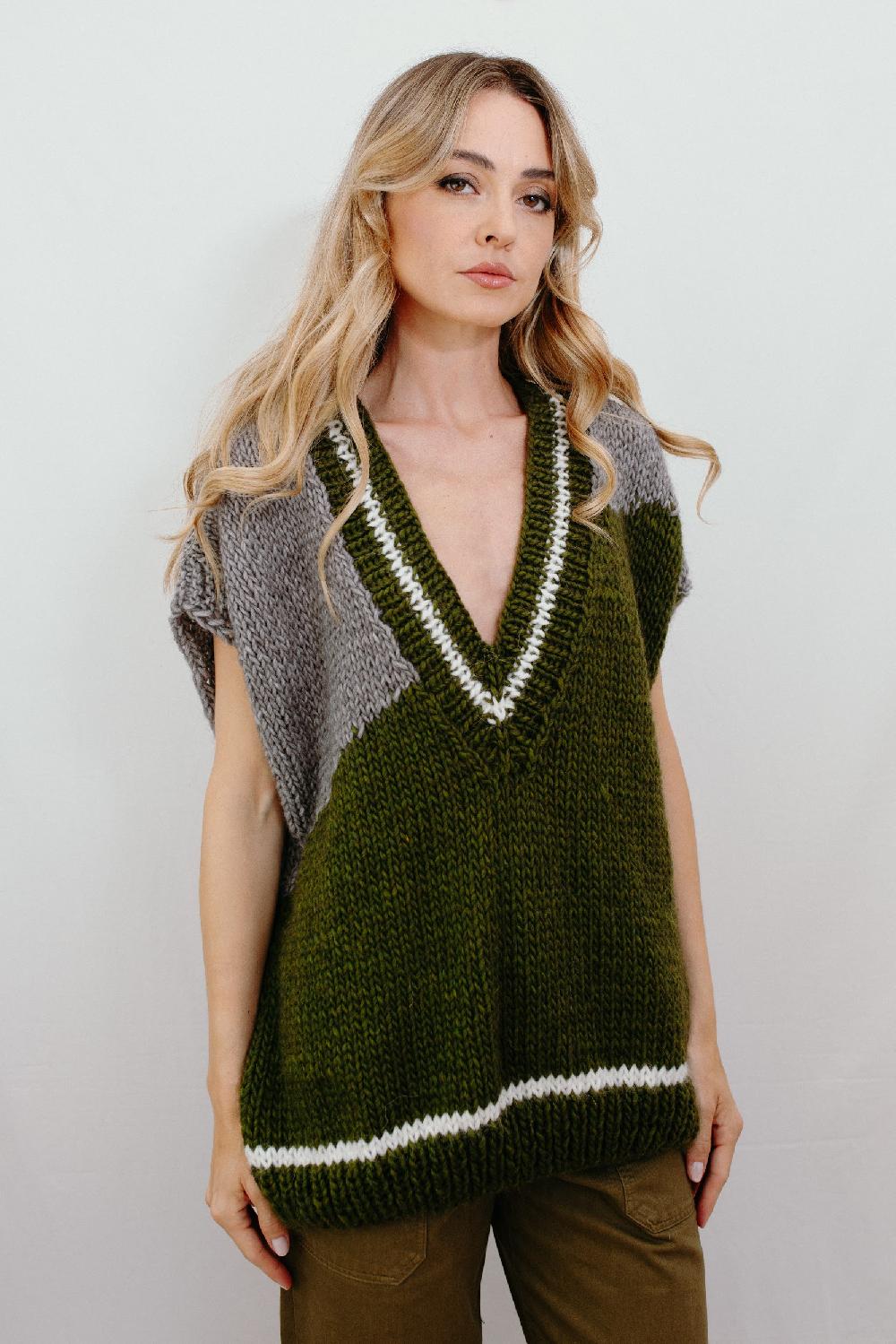 Tricot à Porter Gilet over scollo V I Più Venduti