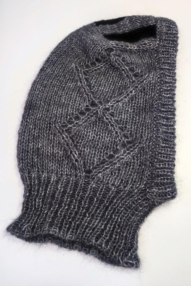 Tricot à Porter Balaclava con trafono a rombi Nuova