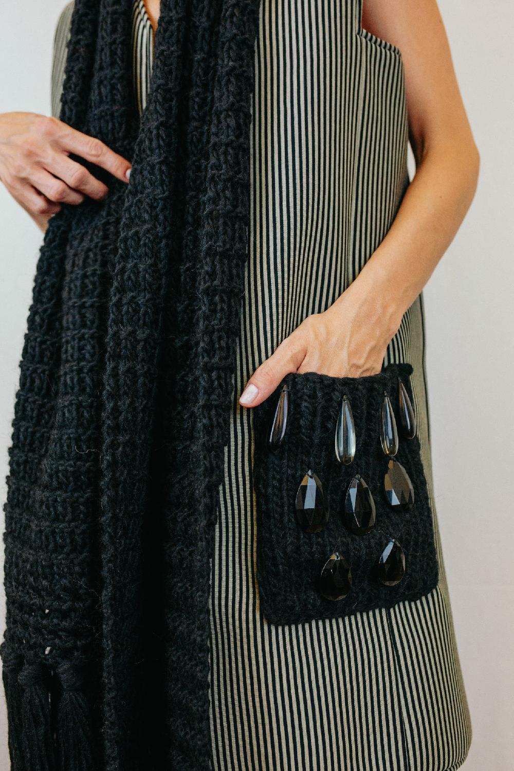 Tricot à Porter Sciarpa con bordo finale 2025