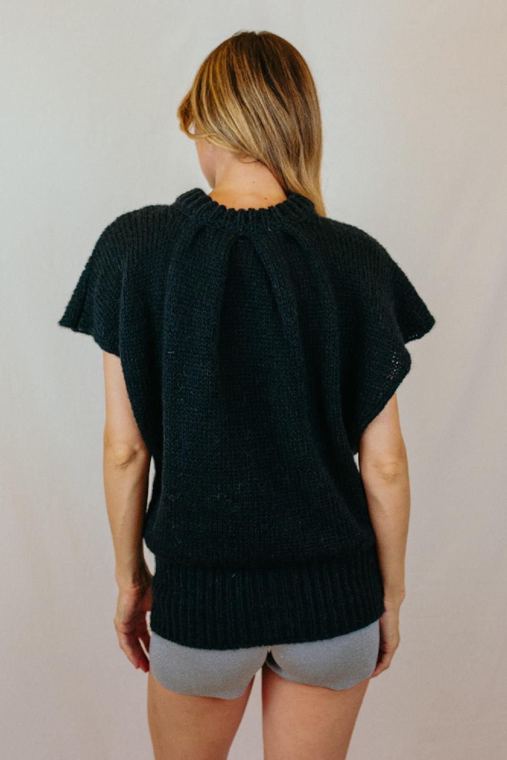Tricot à Porter Maxi gilet taglio girocollo Italia