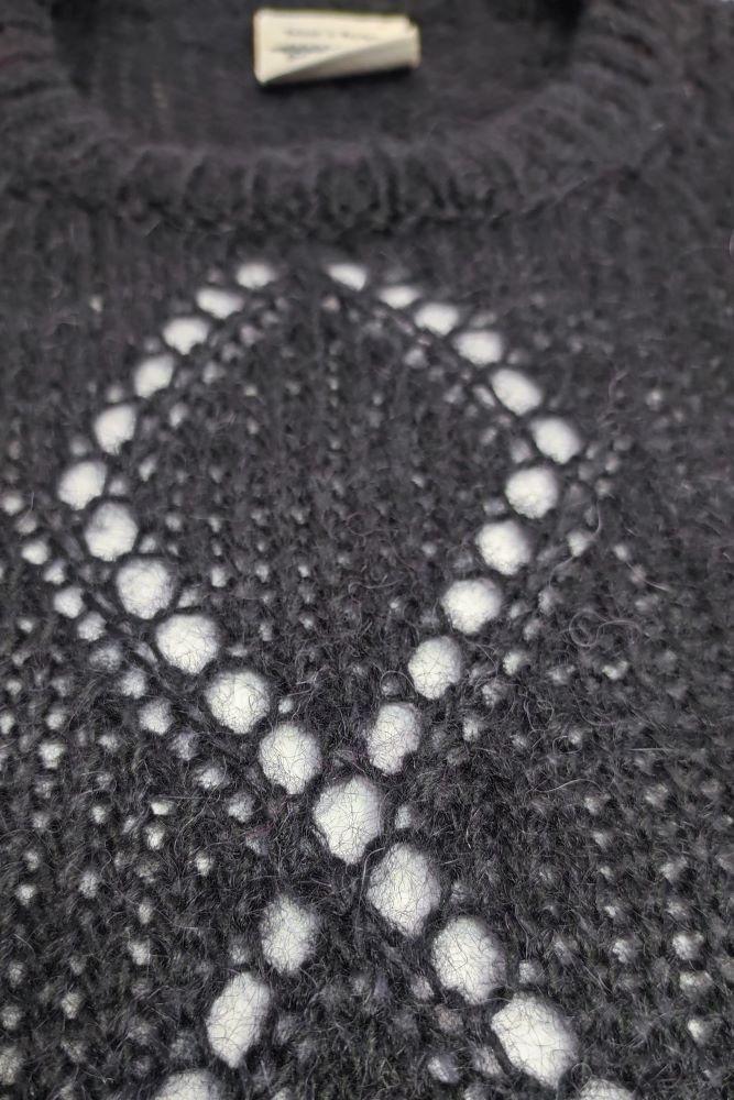 Tricot à Porter Maglia girocollo con traforo a rombi 2025