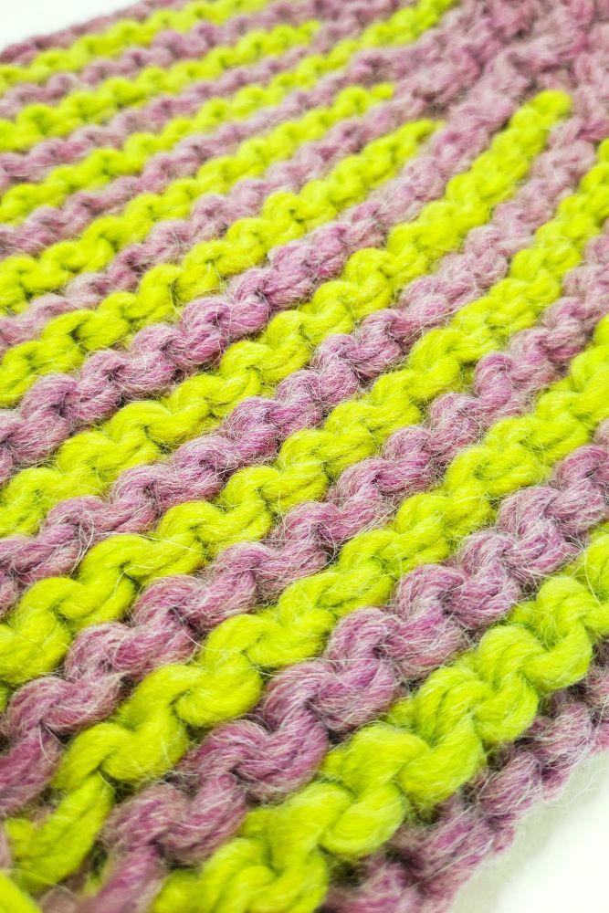 Tricot à Porter Berretto lungo bicolor Qualità