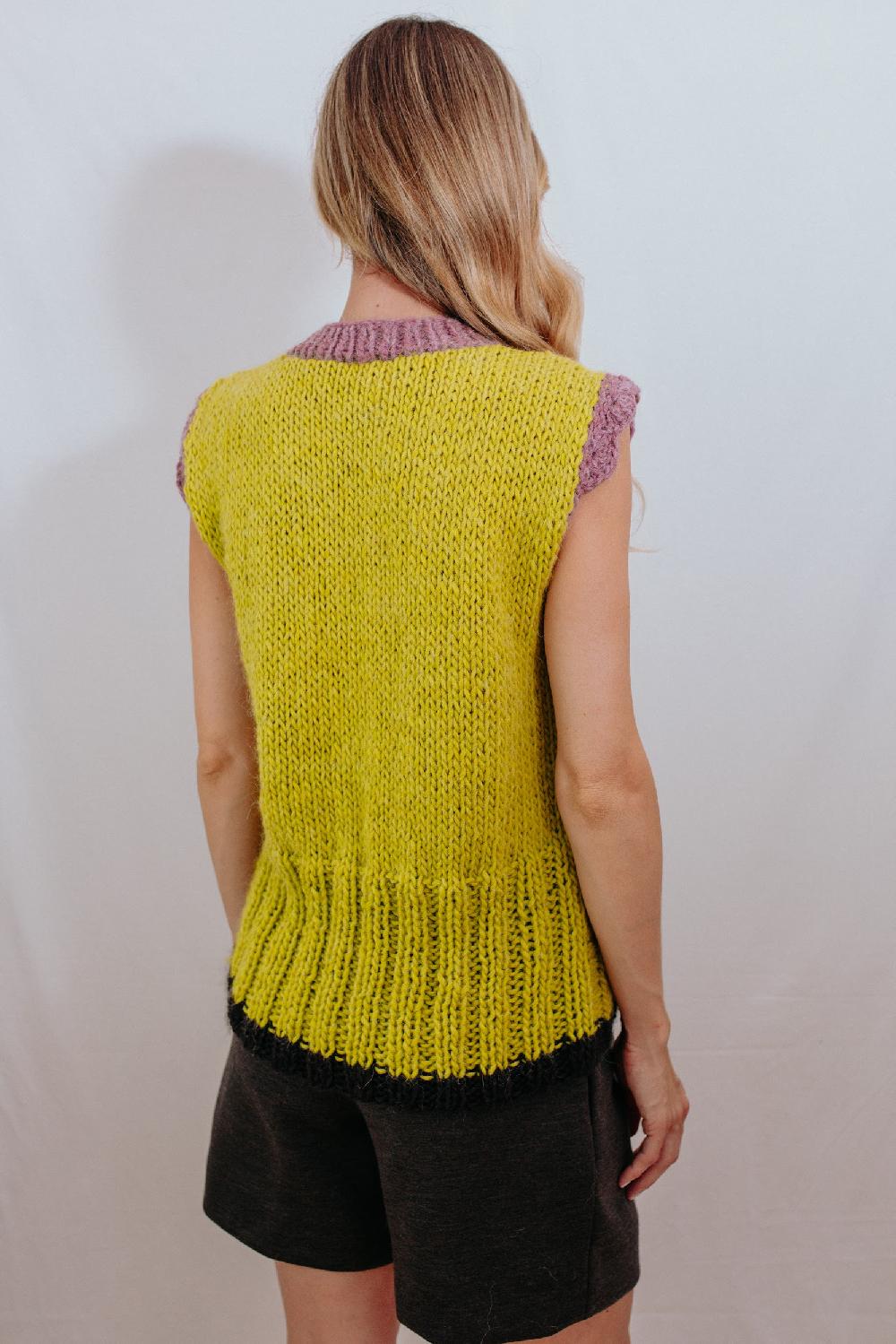 Tricot à Porter Gilet con bordo a coste alte Soddisfazione Garantita