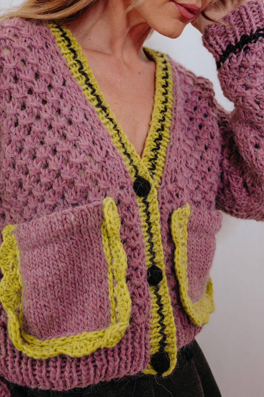 Tricot à Porter Cropped cardigan Qualità Garantita