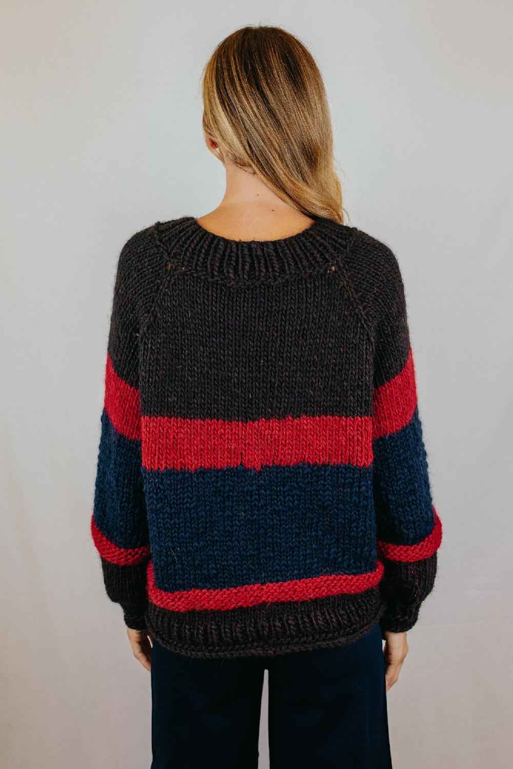 Tricot à Porter Maglia girocollo righe Promozione Limitata